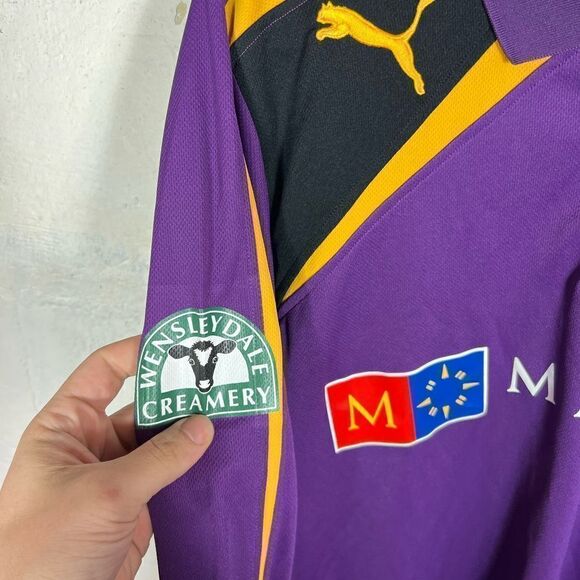 YORKSHIRE CCC VIKINGS LONG SLEEVE CRICKET SHIRT JERSEY PUMA MEN - Picture 6 of 9